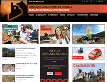 Tablet Screenshot of castillodeportilla.com